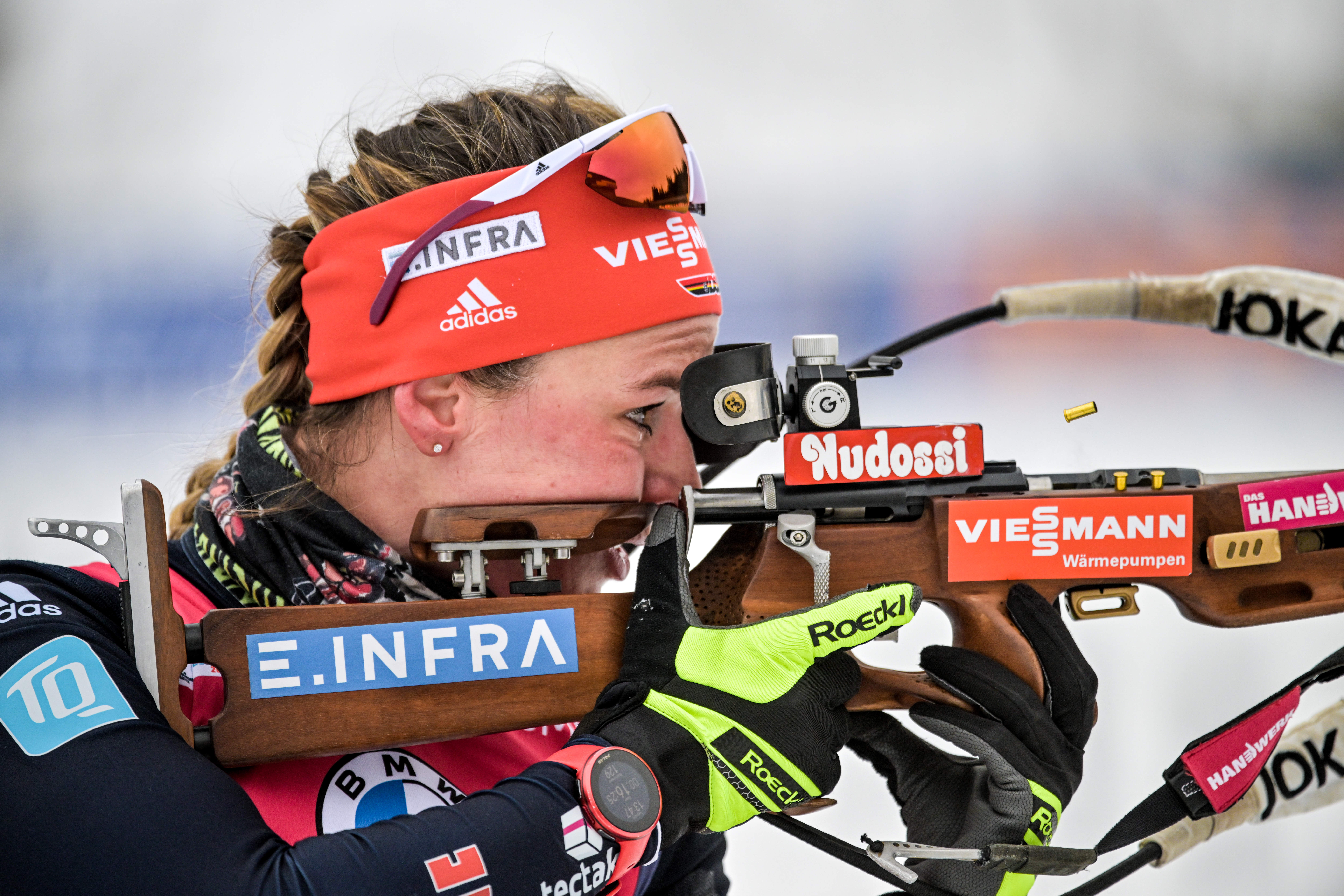 Denise Herrmann-Wicks Shooting Brings Sprint Gold Medal