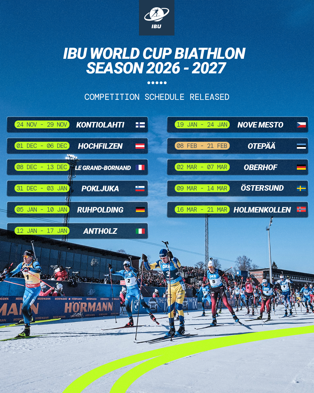 IBU announces innovative World Cup calendar 2026-2030 ibu-announces-innovative-world-cup-calendar-2026-2030