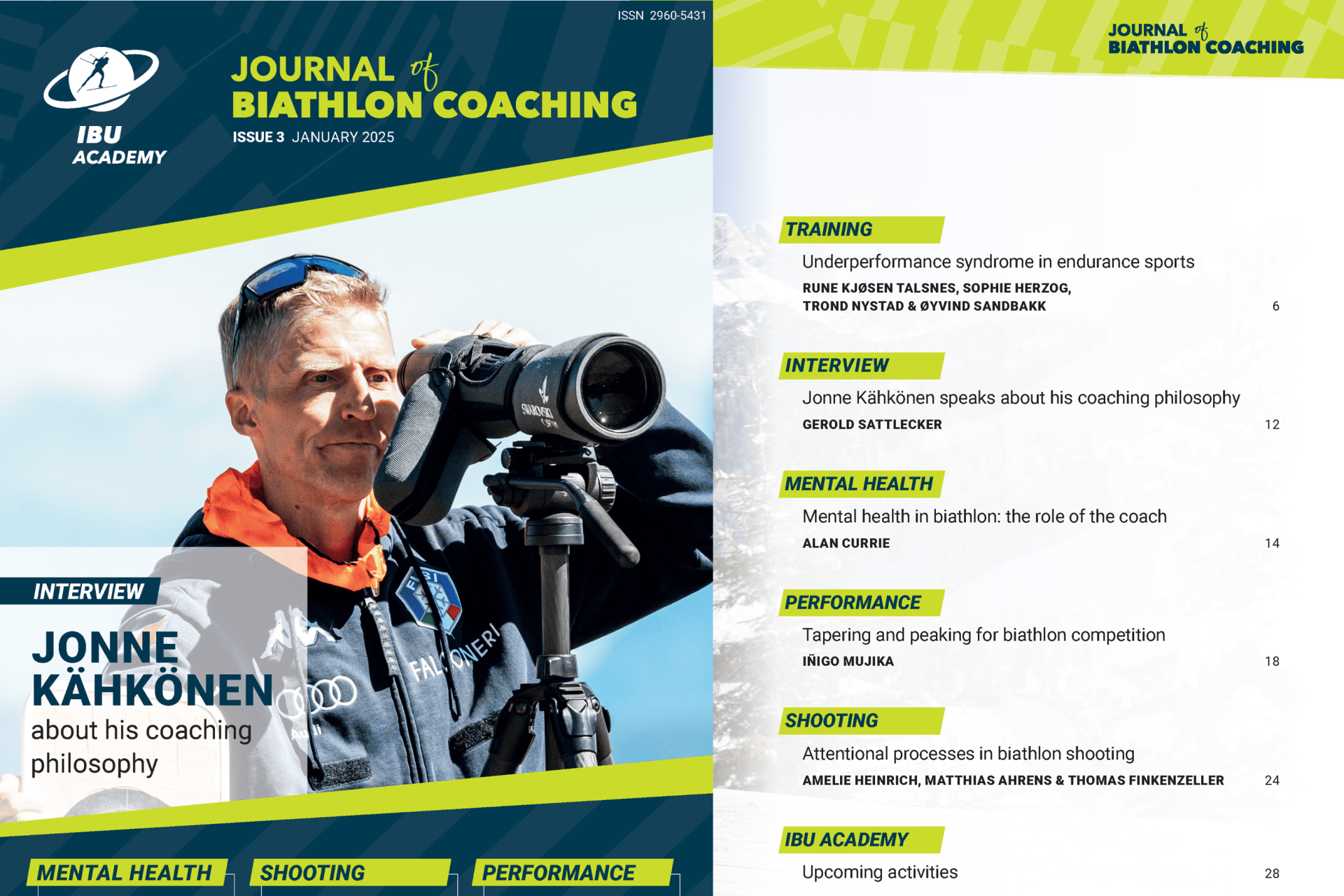 IBU Academy releases Third Issue of the Journal of Biathlon Coaching