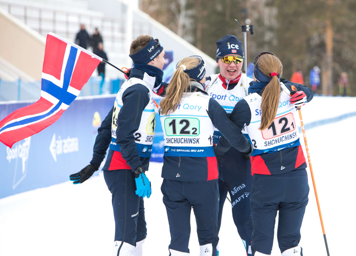 Norway and Germany win Mixed Relay Gold