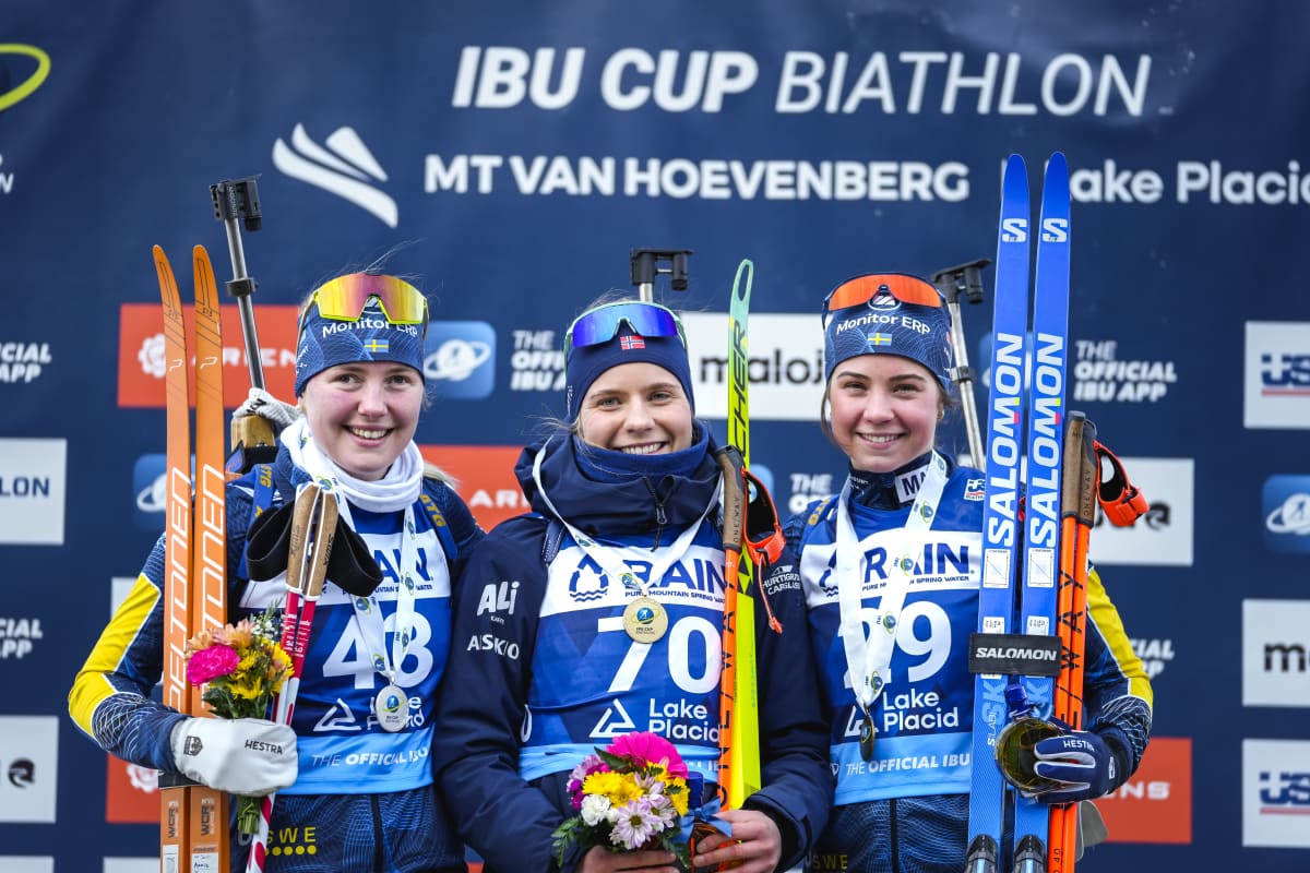 Lake Placid Sprint for Sverre Dahlen Aspenes and Gro Randby ...
