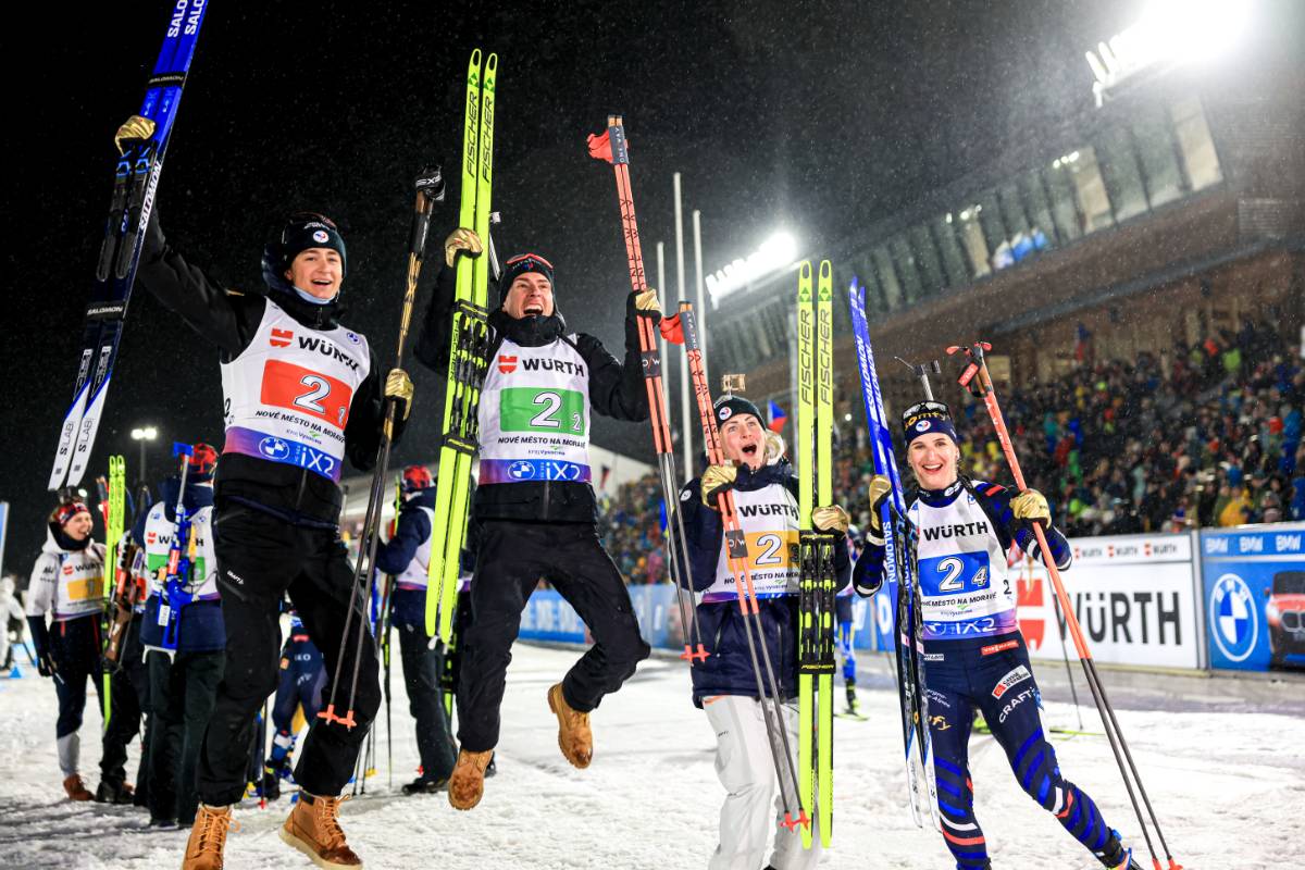 Simon remporte l'or en relais mixte pour la France