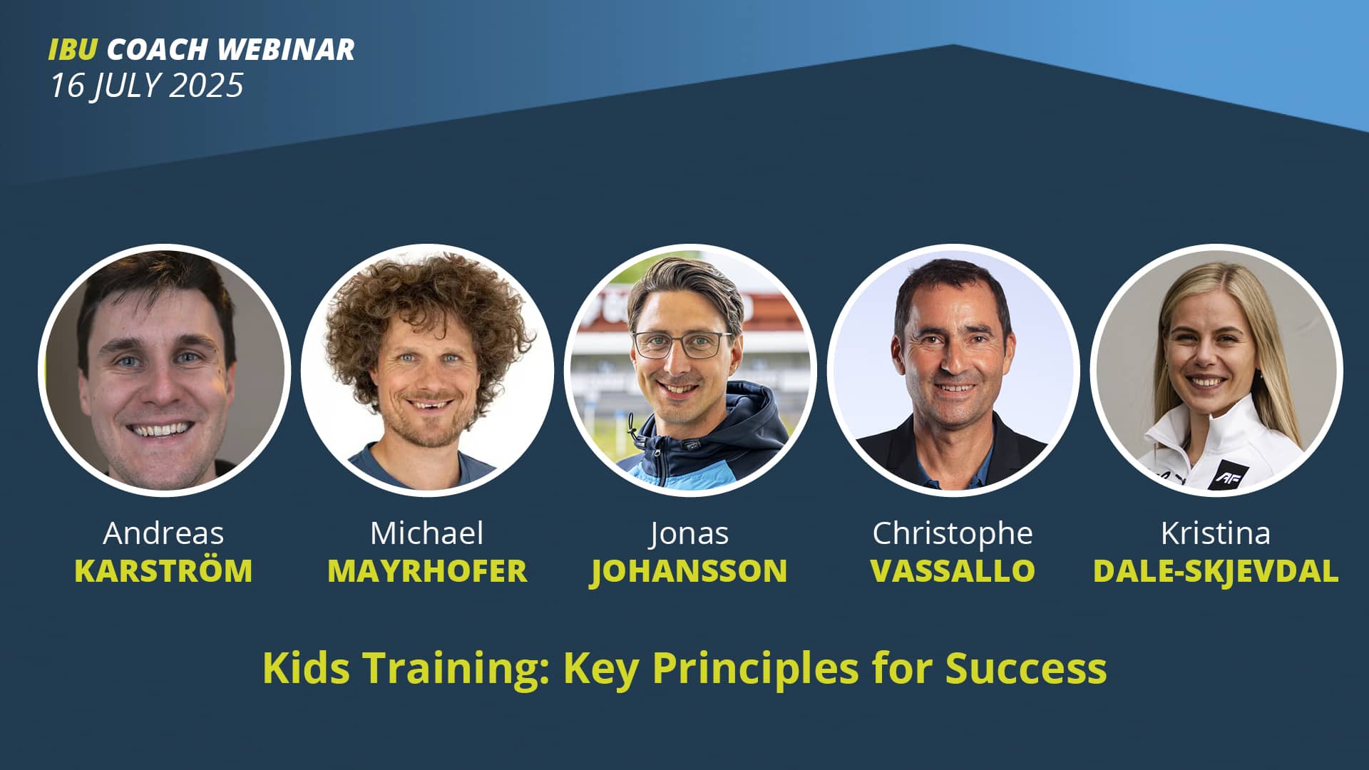 Webinar on Kids Training – Key Principles for Success