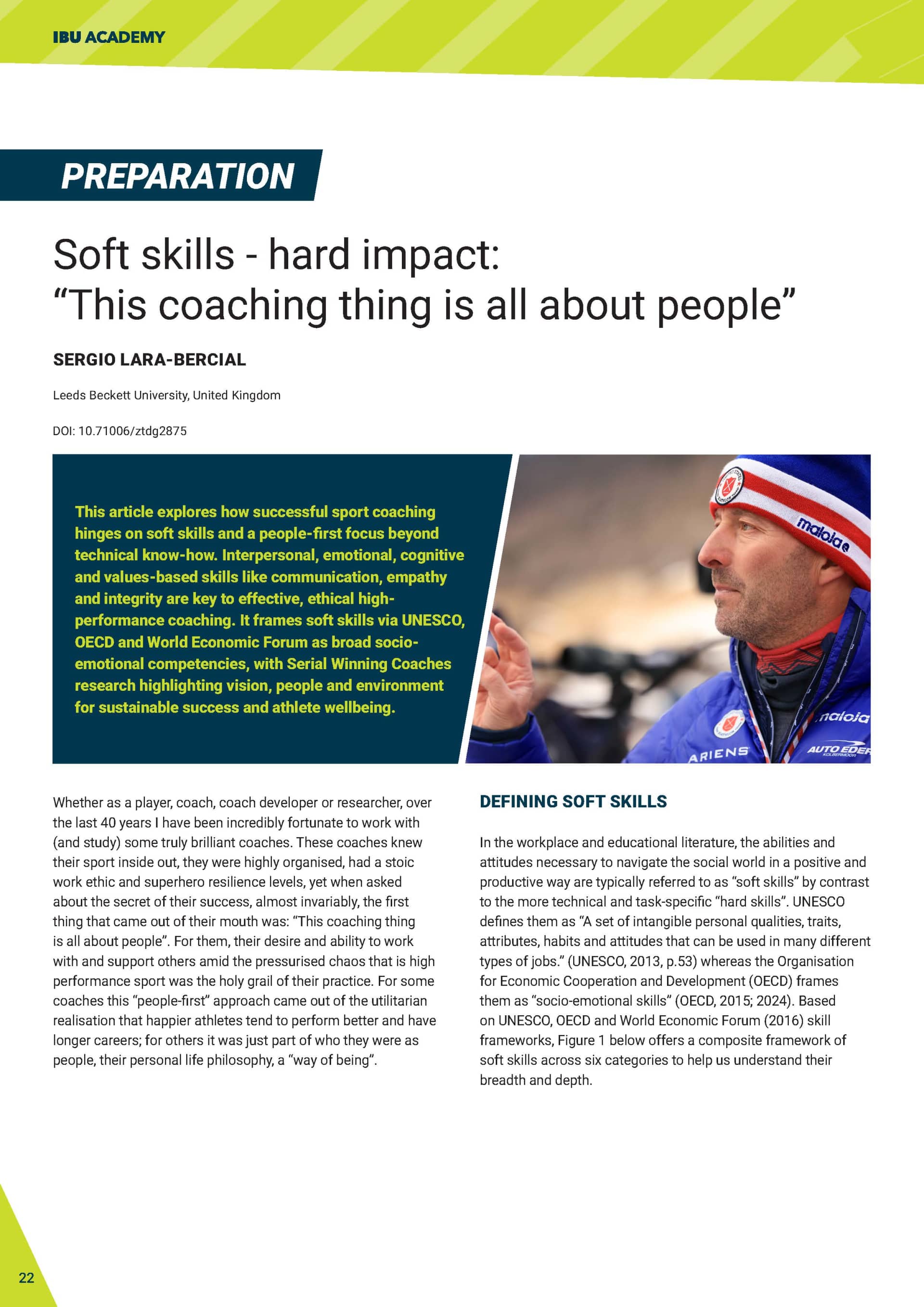 Soft skills – hard impact: “This coaching thing is all about people”