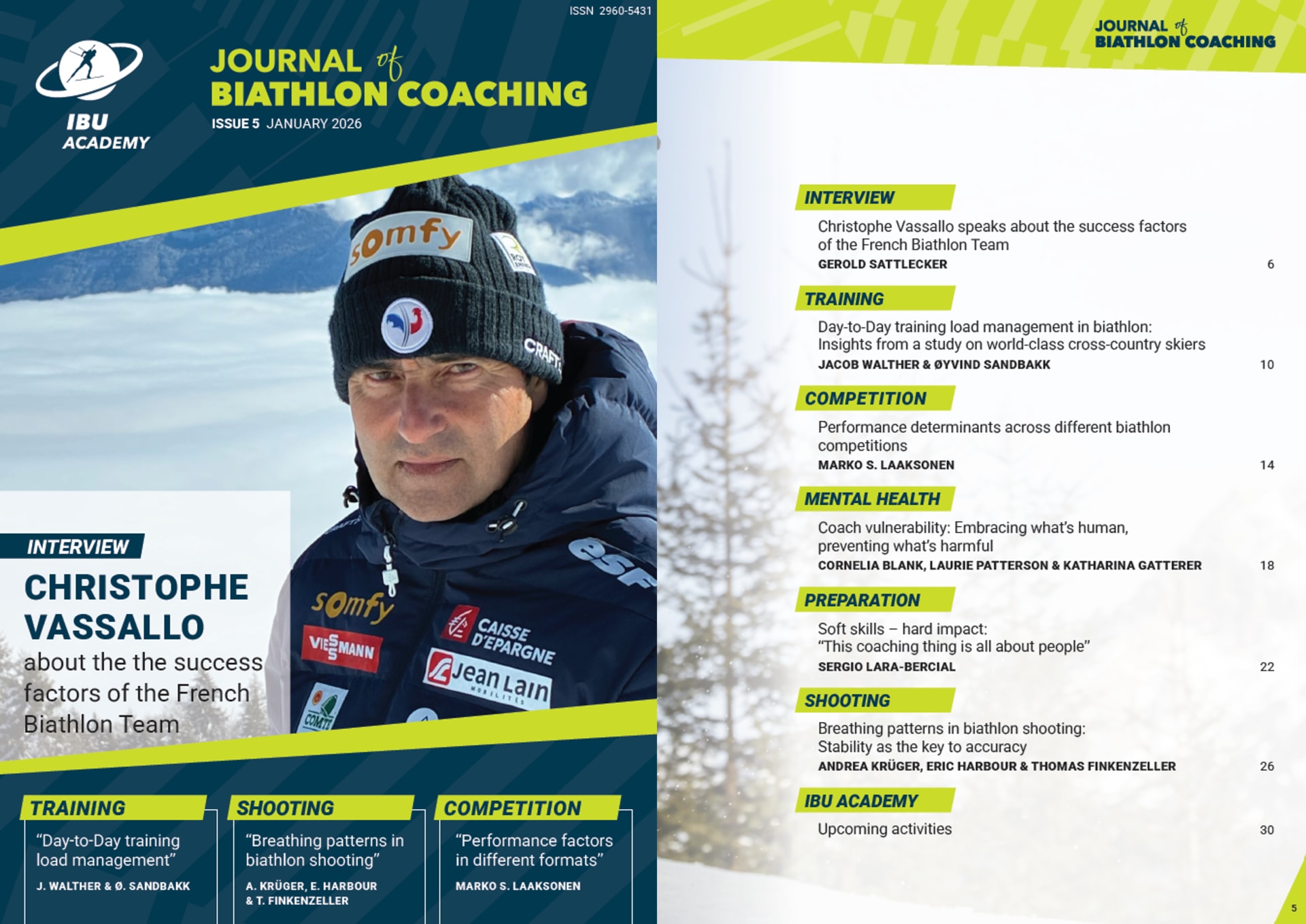 IBU Academy releases Journal of Biathlon Coaching Issue 5