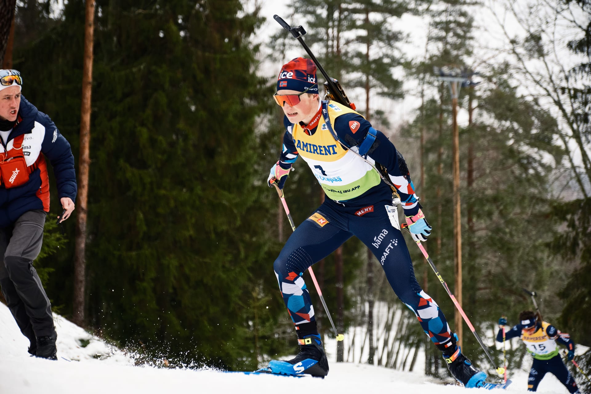 Isak Frey and Sara Andersson work their magic on the track and win the sprint races