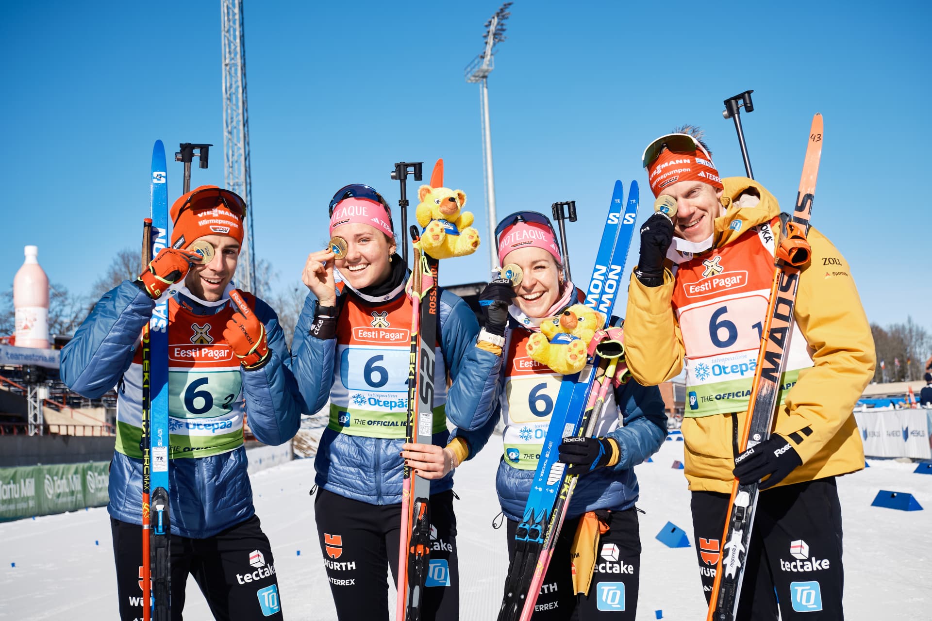 France and Germany win in the Mixed Relays in Otepaa