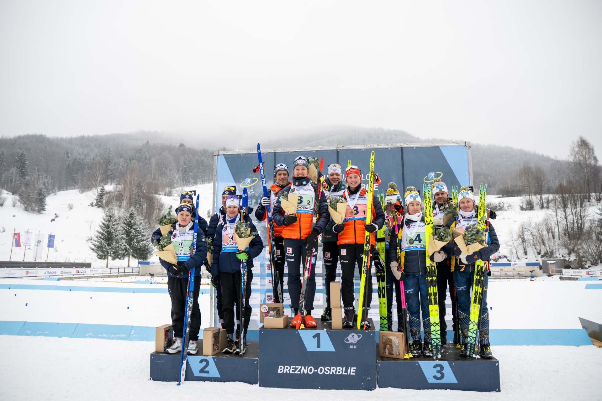 Germany and Sweden shine on Mixed Relays day in Brezno-Osrblie