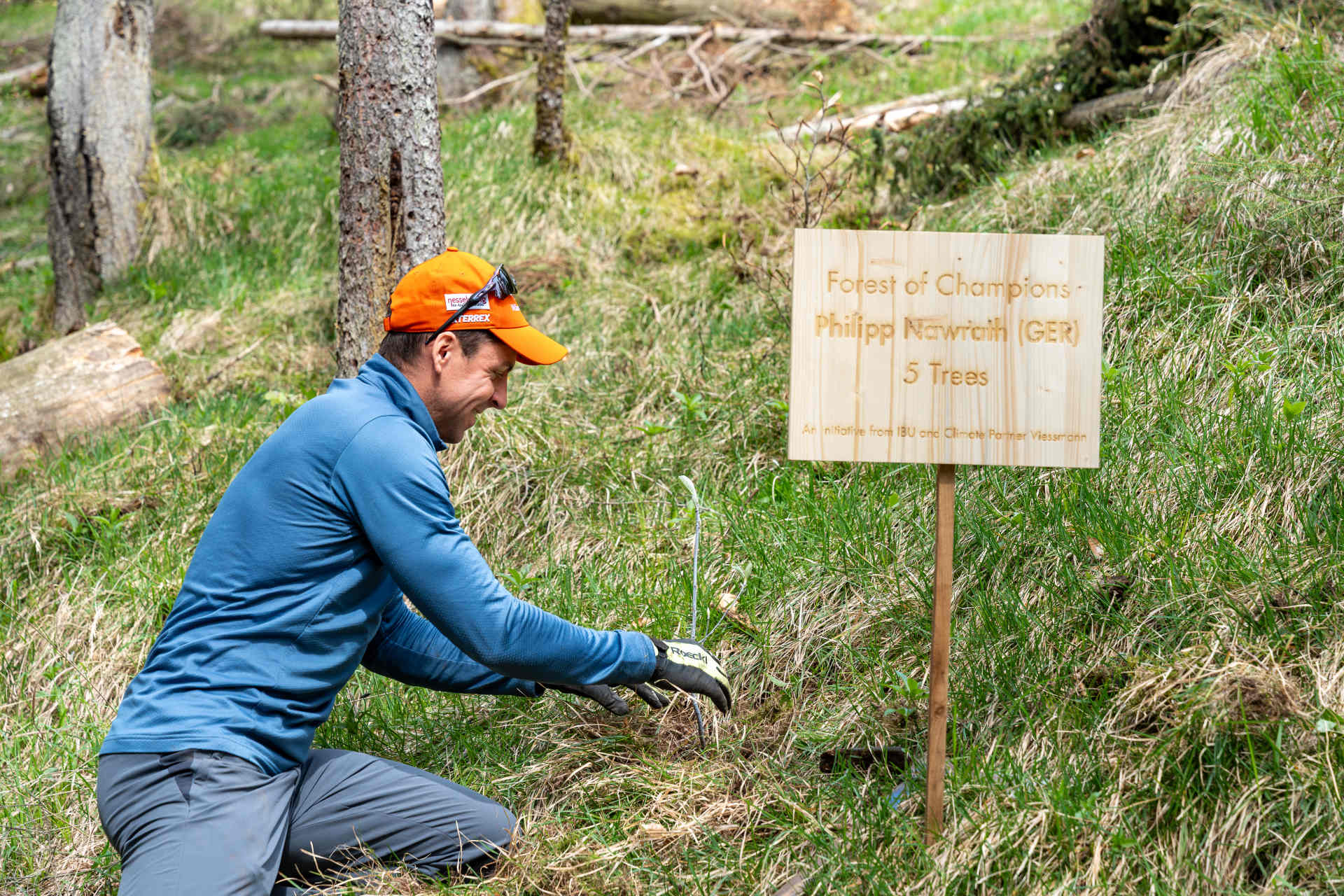 Forest Of Champions: IBU Staff plants 800 trees with Philipp Nawrath ...