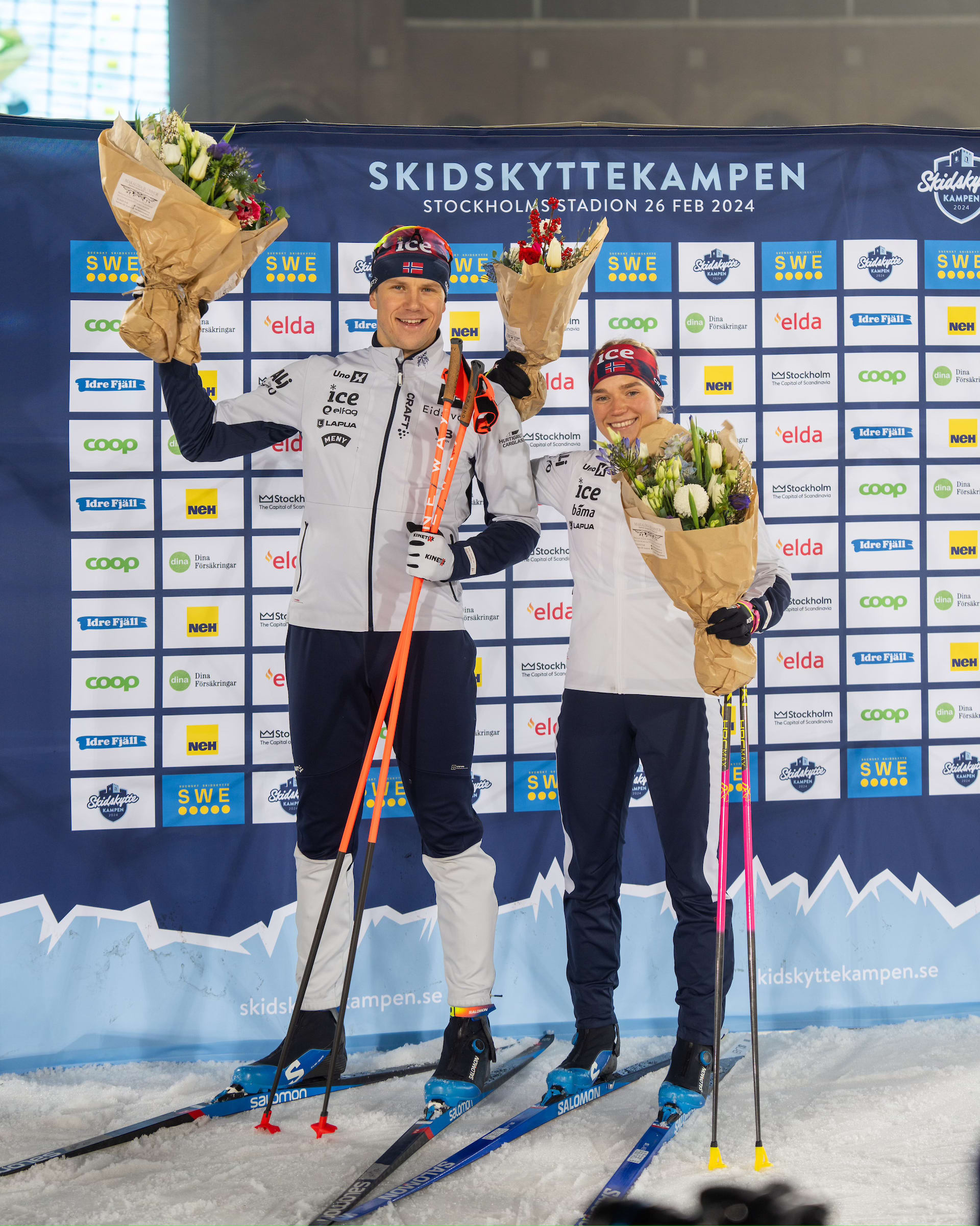 Arnekleiv/Christiansen Duo win Skidskyttekampen