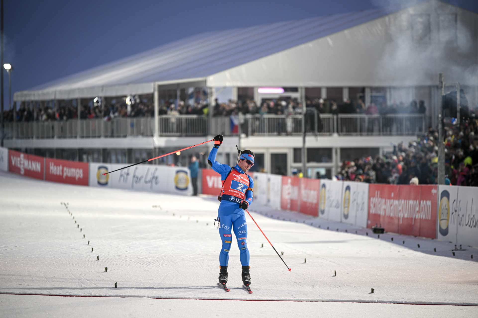 Giacomel Dominates Anchor Leg, Gives Italy Nove Mesto Mixed Relay Title