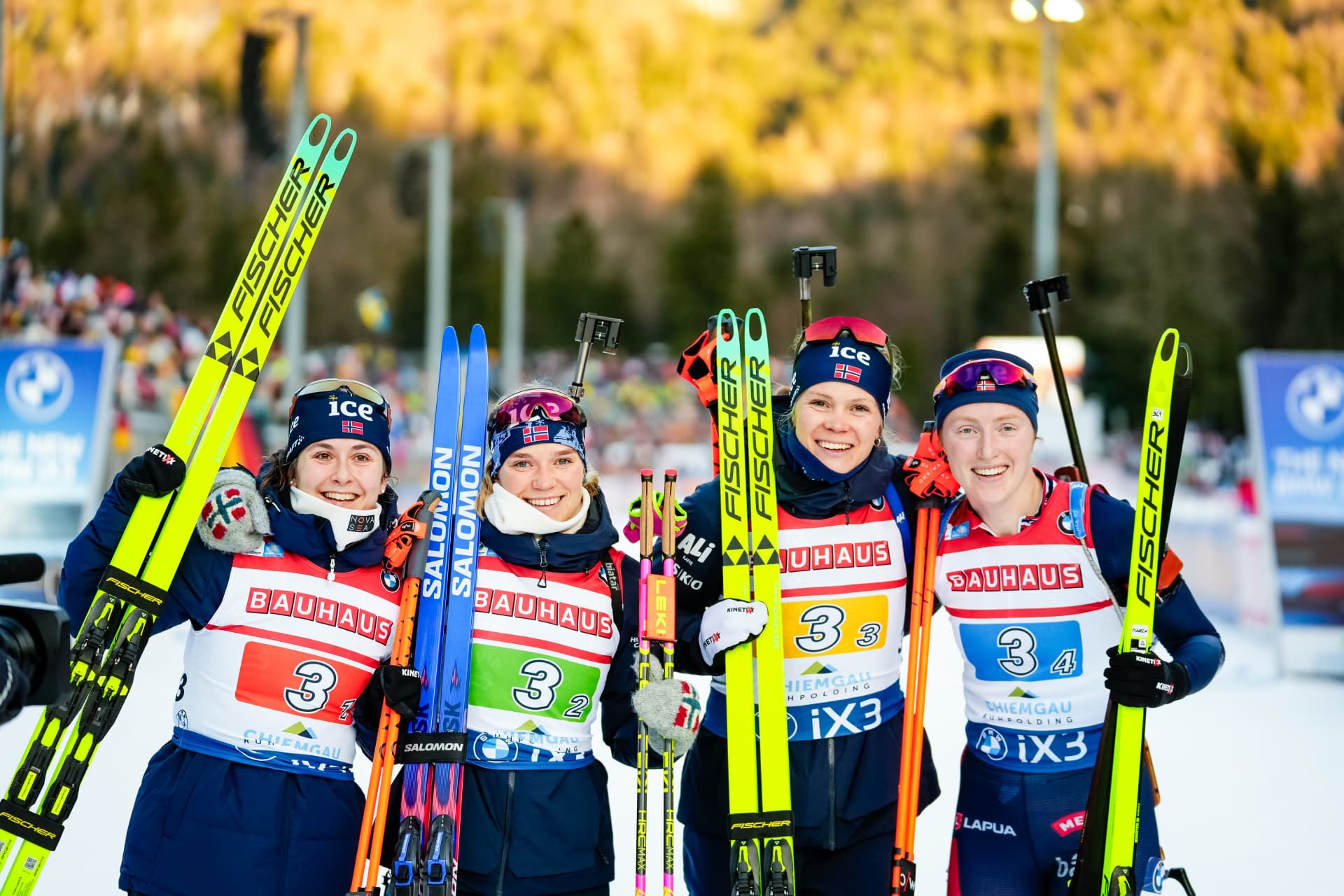 Kirkeeide’s Last-minute Sprint Brings Norway Victory in Thrilling Ruhpolding Relay
