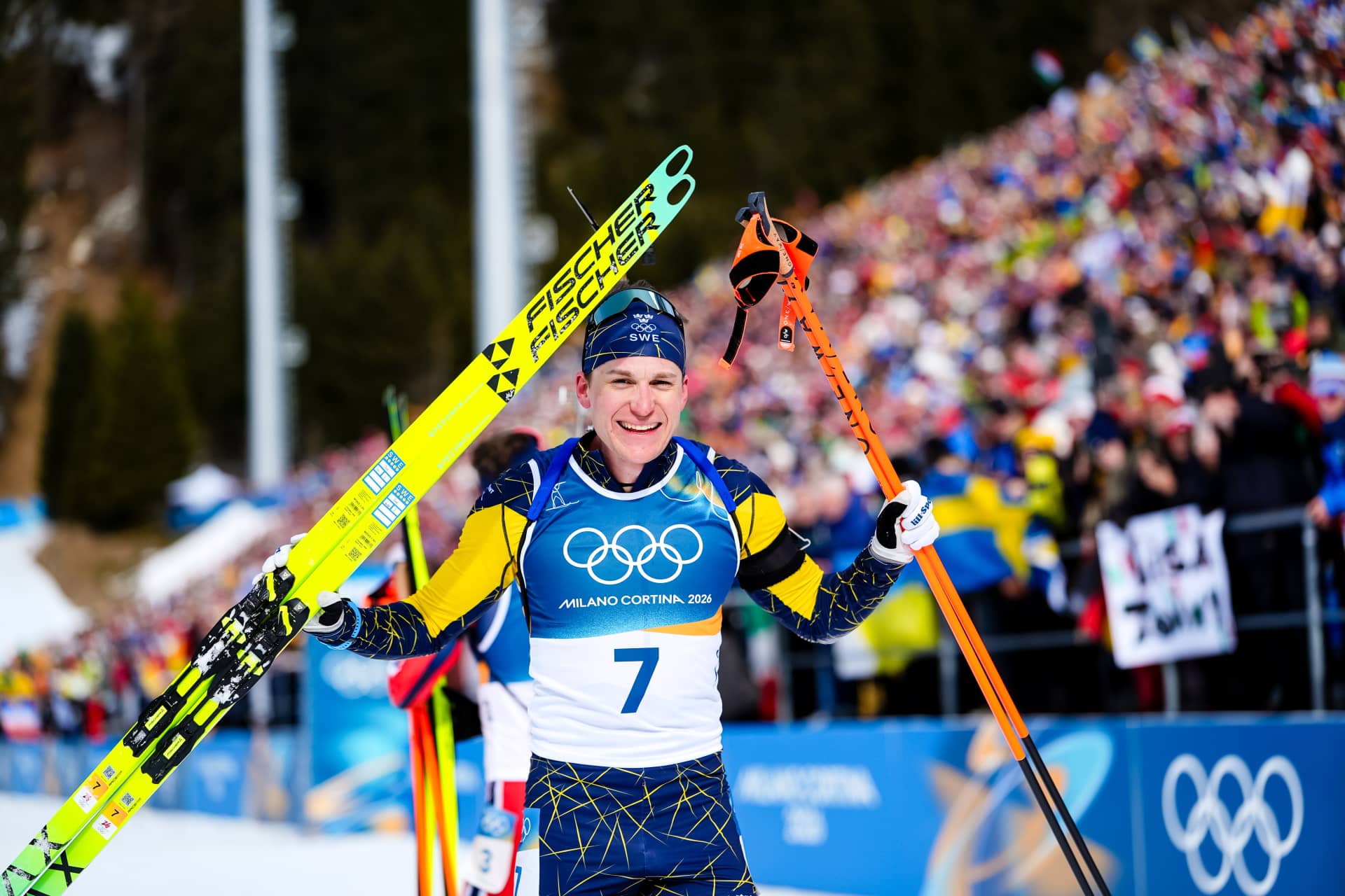 Martin Ponsiluoma Brilliant Last Standing Stage Seals Milan/Cortina Pursuit Gold