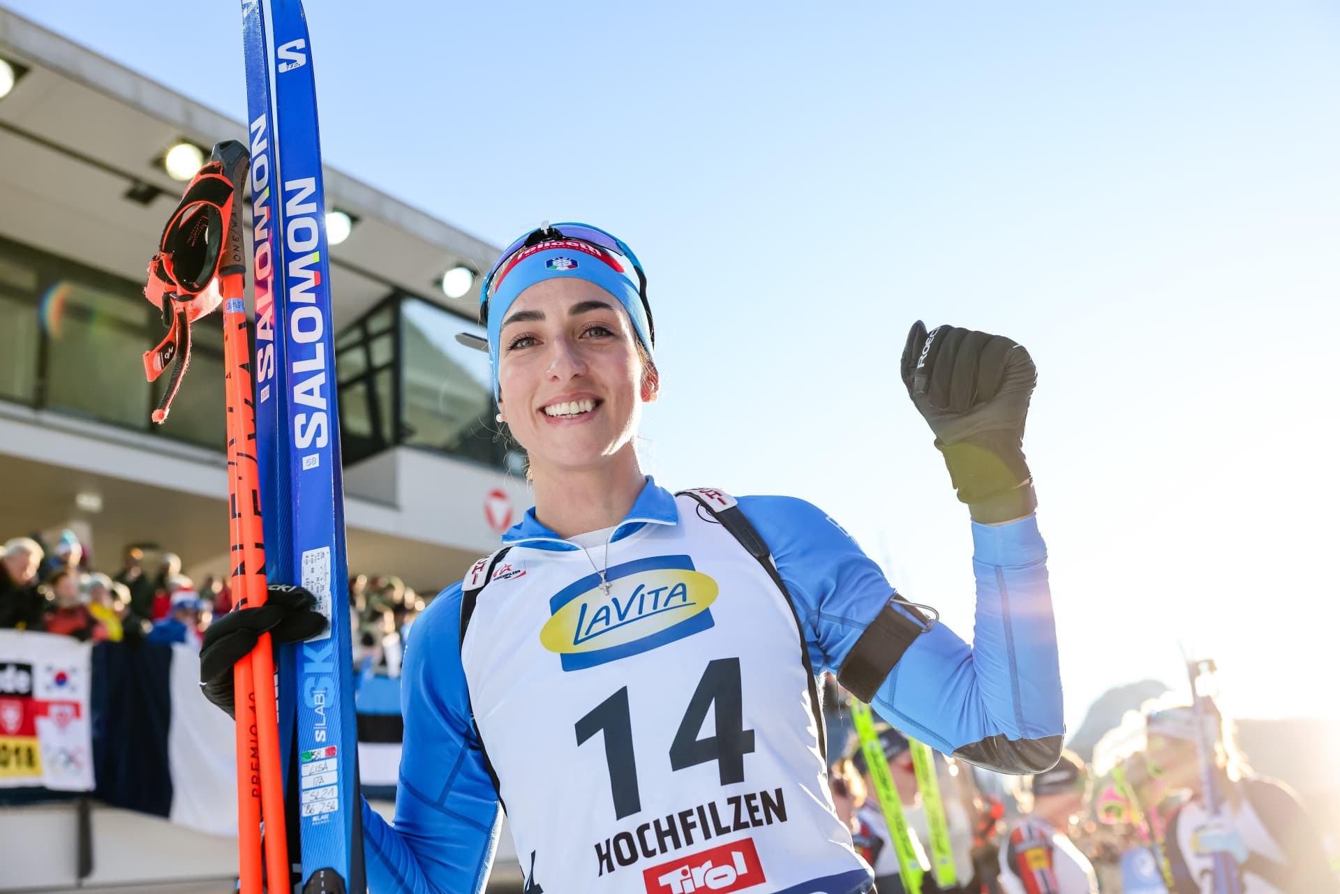 Lisa Vittozzi Skis to a Perfect Hochfilzen Pursuit Win