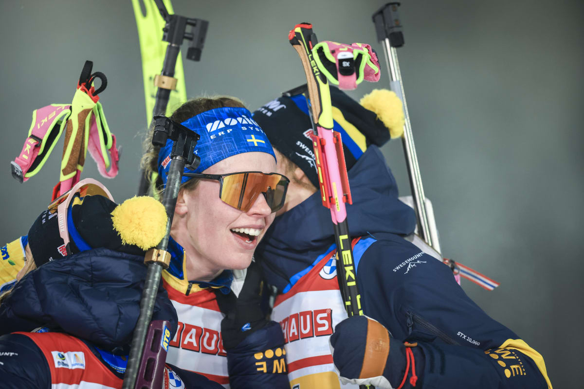 Elvira Anchors Sweden to Kontiolahti Women’s Relay Win